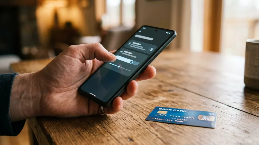 Paramétrage du plafond de carte bancaire pour le pari sportif